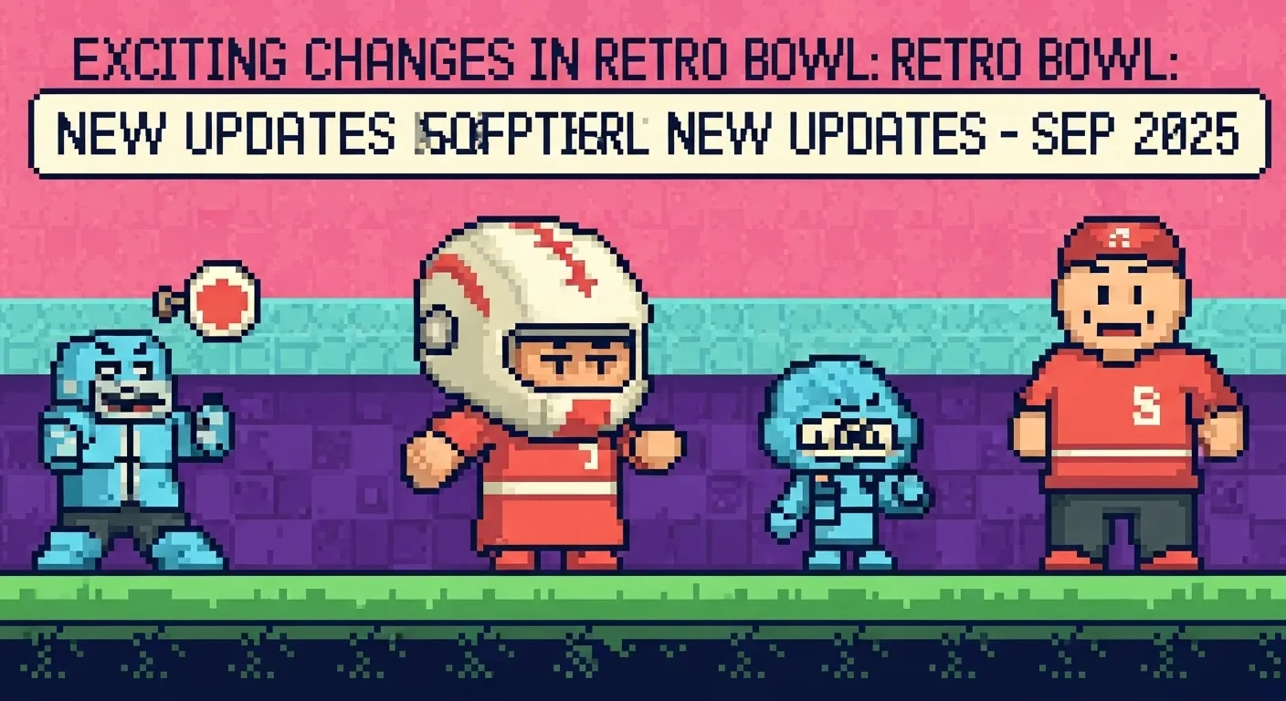Exciting Changes in Retro Bowl: New Updates for September 2025